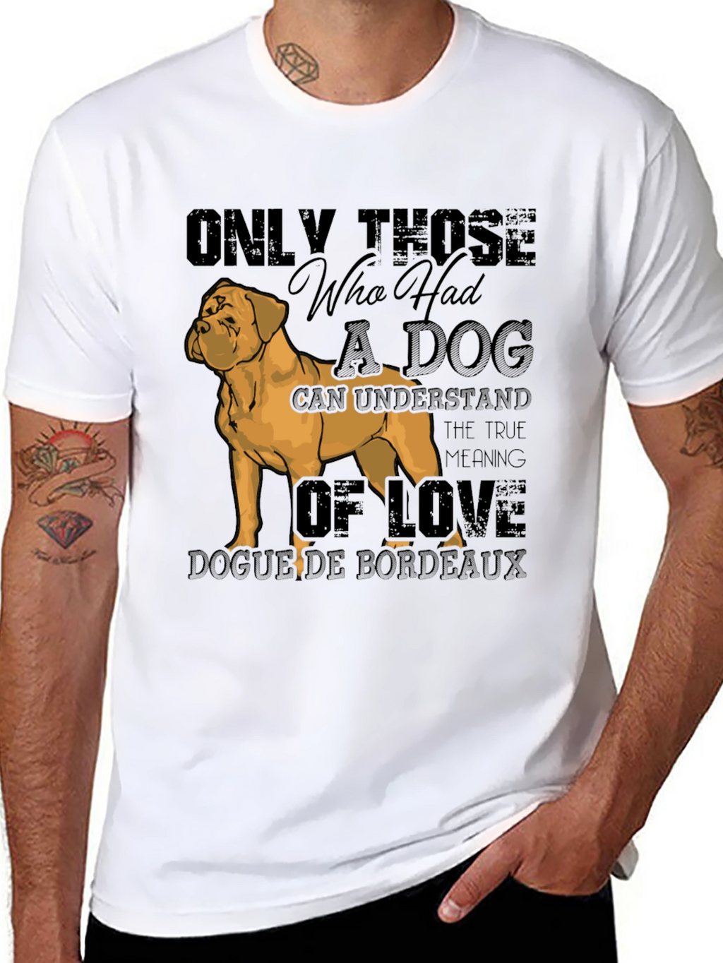 Dog Lovers T-Shirt Bordeaux Breed