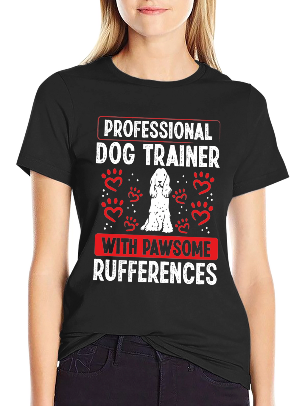 Dog Trainer Pawsome Rufferences T-Shirt