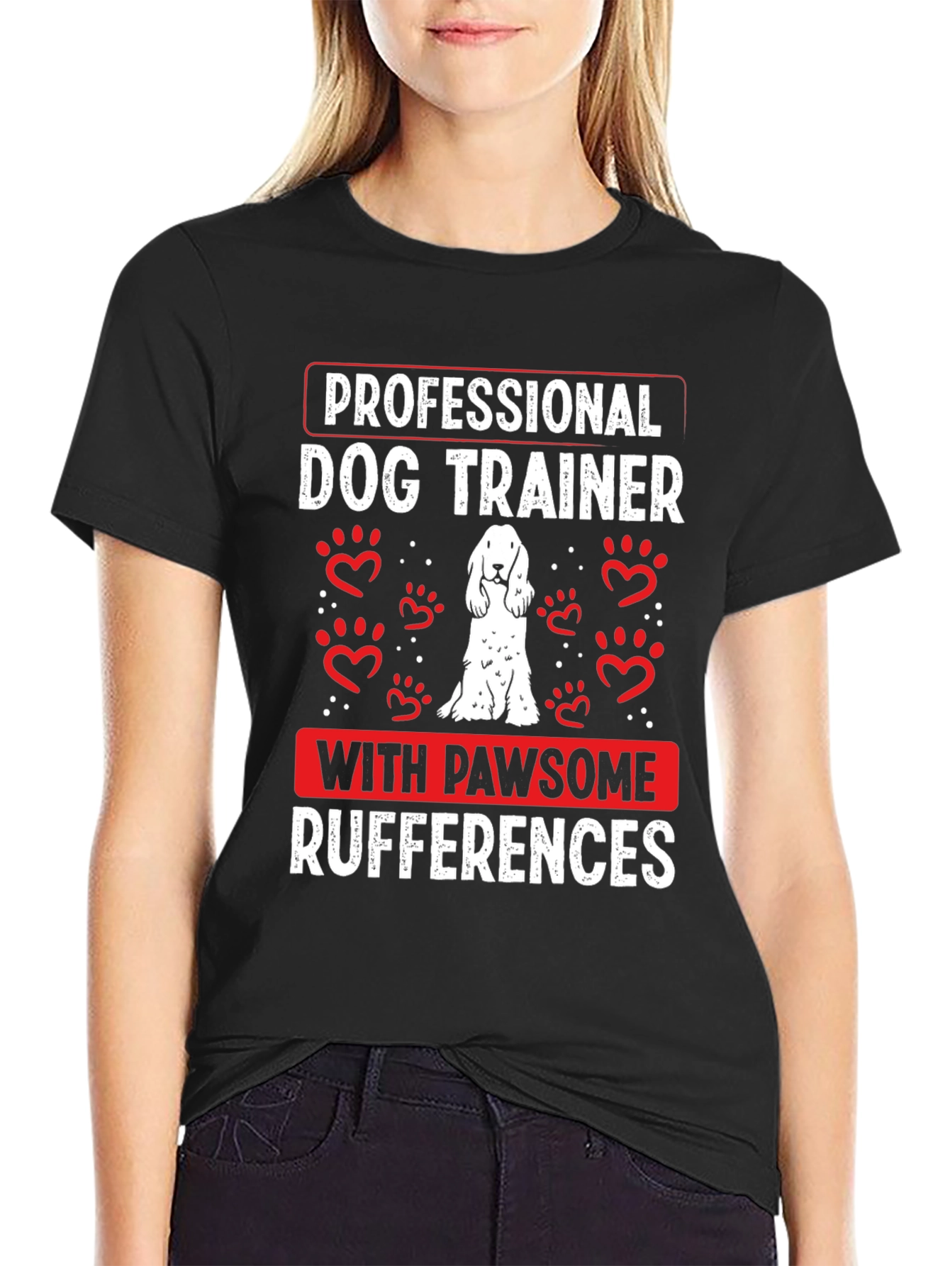 Dog Trainer Pawsome Rufferences T-Shirt