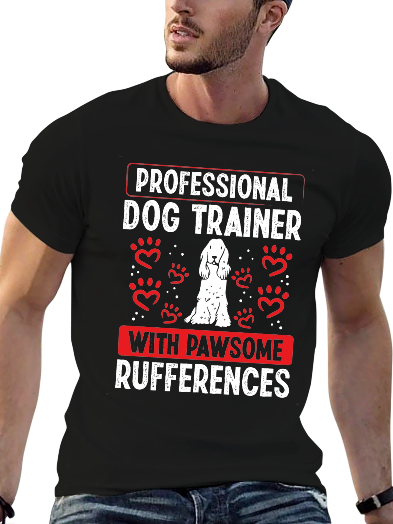 Dog Trainer Pawsome Rufferences T-Shirt