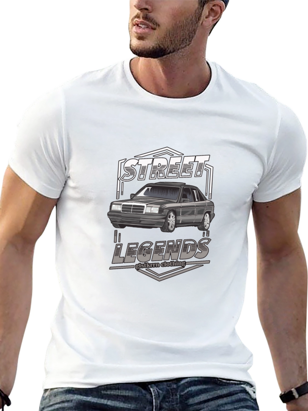 Street Legends Car Graphic Black T-Shirt