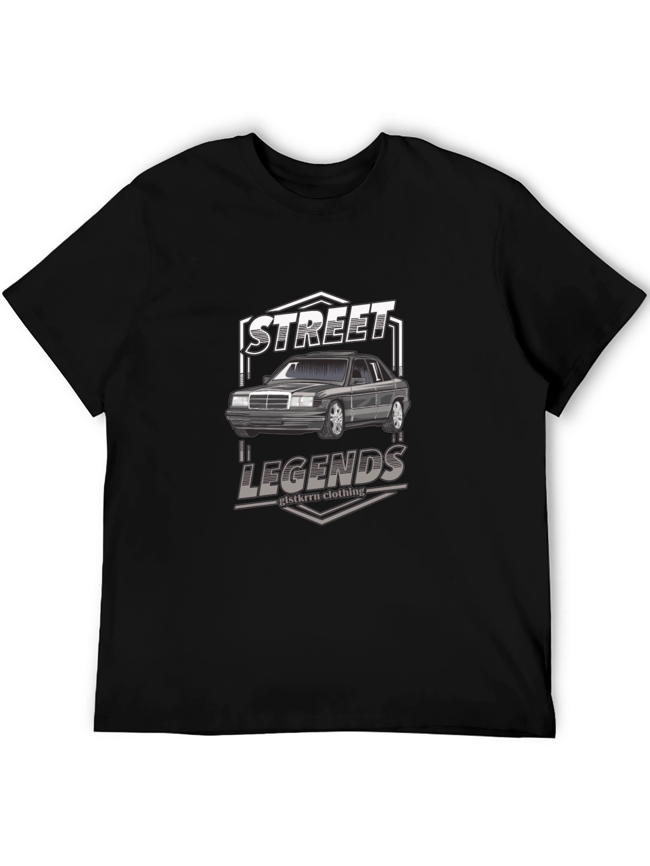 Street Legends Car Graphic Black T-Shirt