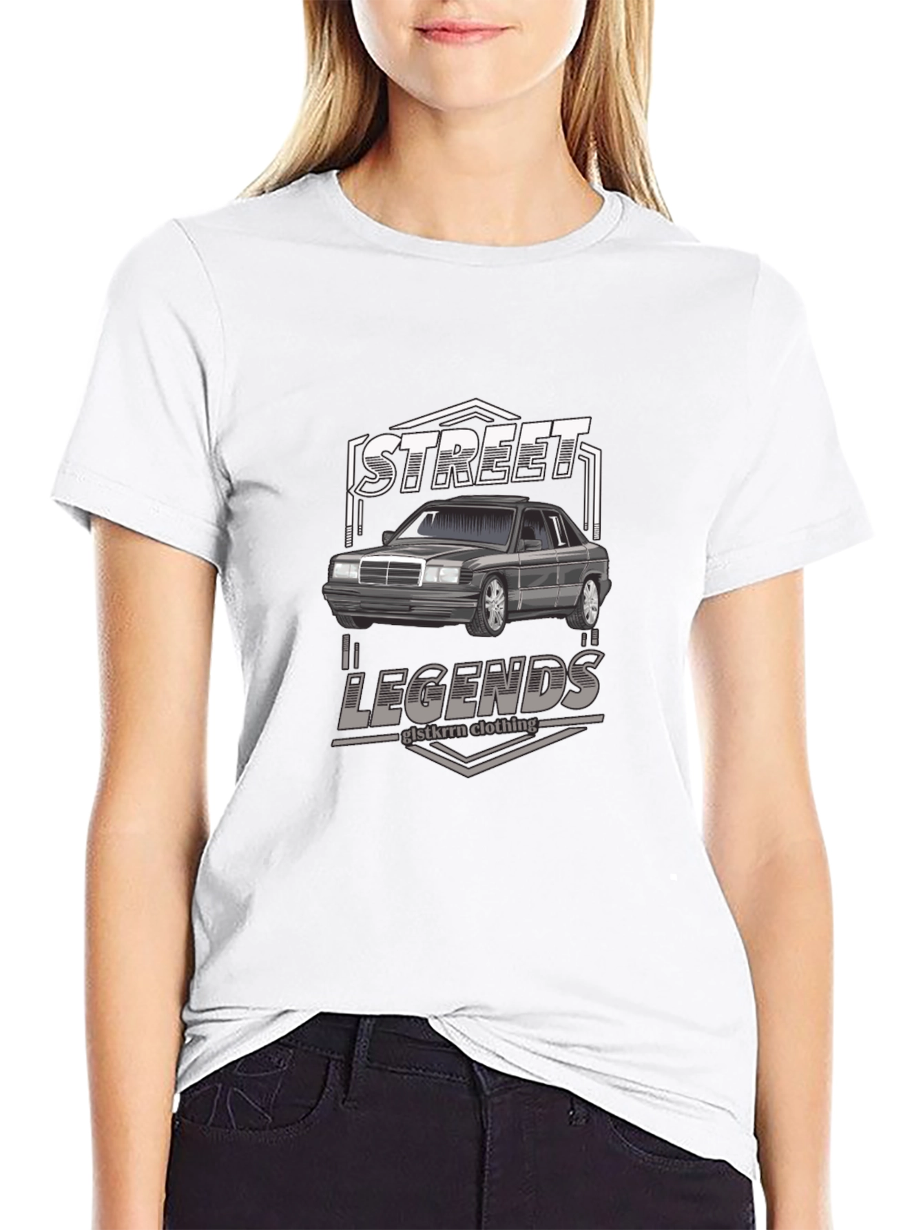 Street Legends Car Graphic Black T-Shirt
