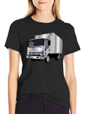 Truck Graphic Tee - Black Short Sleeve T-Shirt