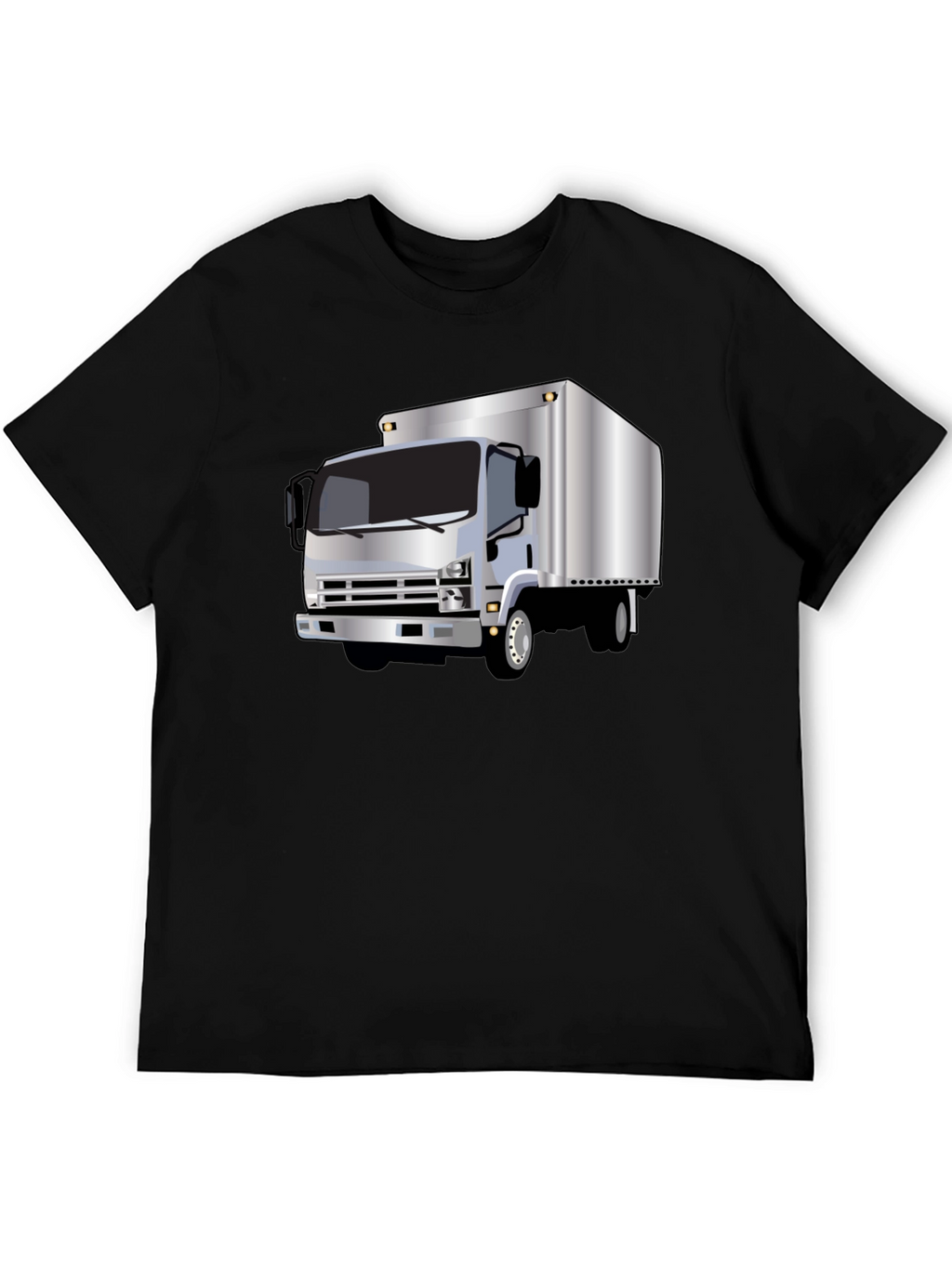 Truck Graphic Tee - Black Short Sleeve T-Shirt