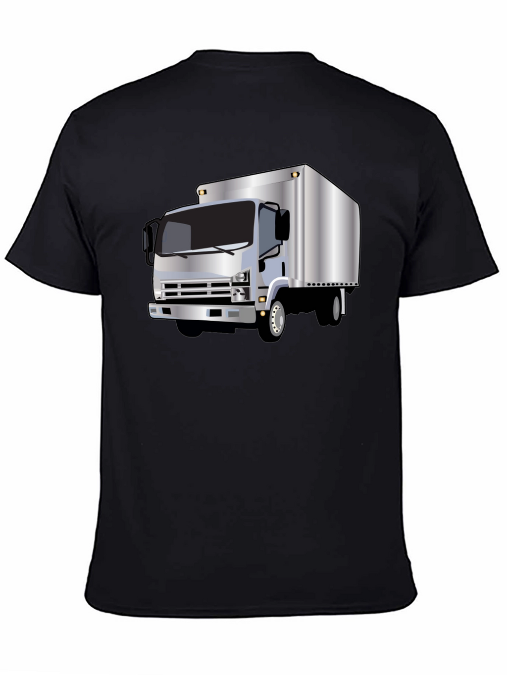 Truck Graphic Tee - Black Short Sleeve T-Shirt