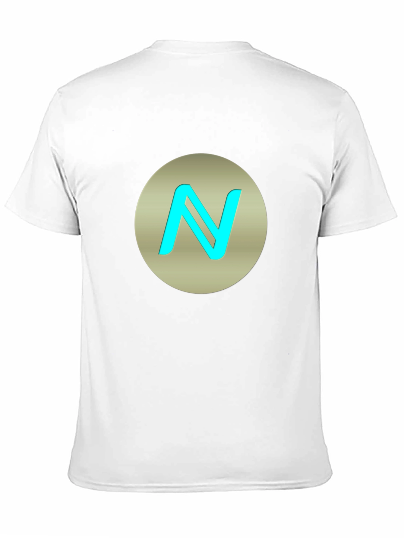 Stylish Black T-Shirt with N Logo Graphic