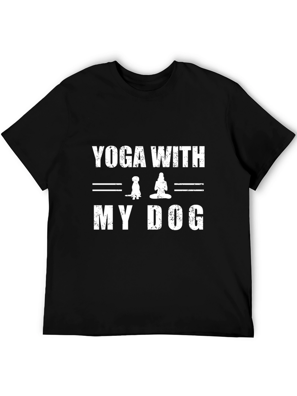 Yoga with My Dog Graphic Tee