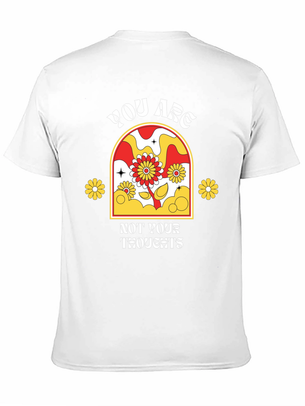 Retro Flower T-Shirt - You Are Not Your Thoughts