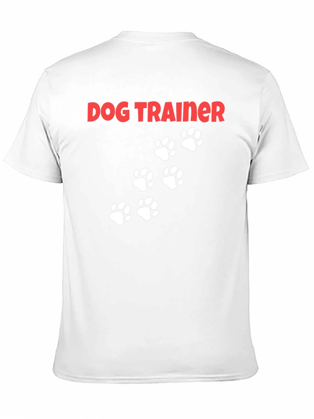 Dog Trainer Paw Print T-Shirt