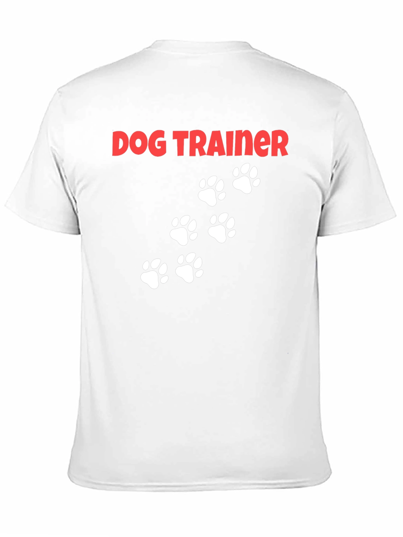 Dog Trainer Paw Print T-Shirt