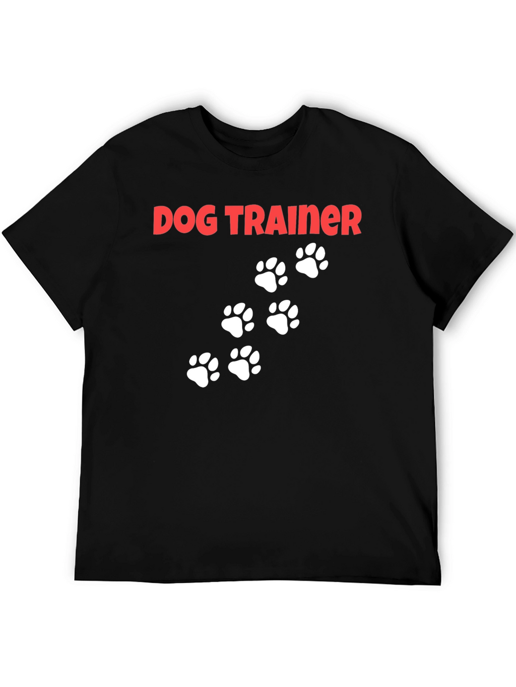 Dog Trainer Paw Print T-Shirt