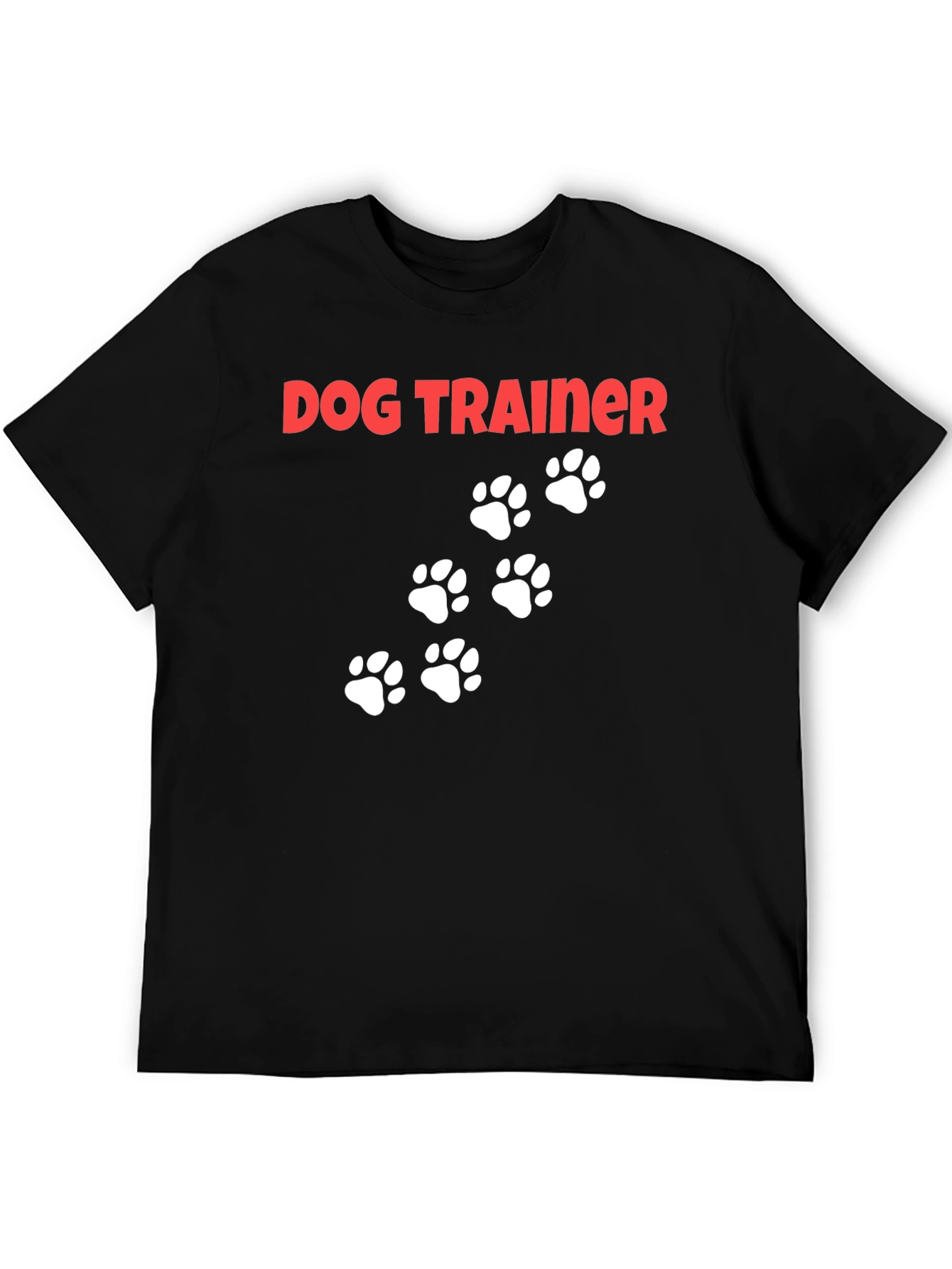 Dog Trainer Paw Print T-Shirt