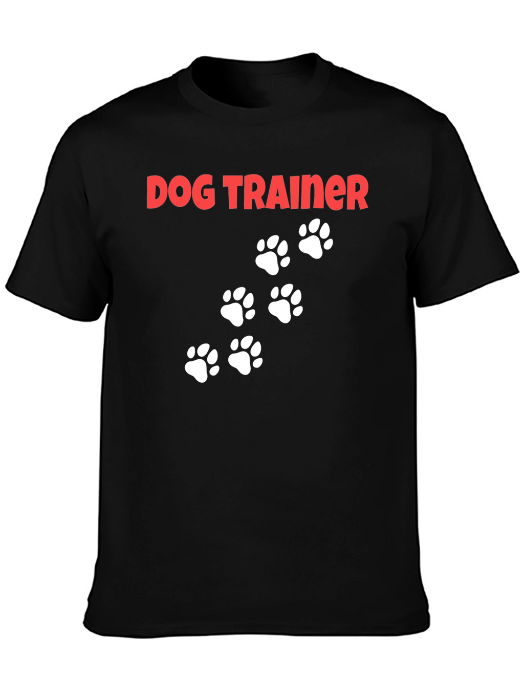 Dog Trainer Paw Print T-Shirt