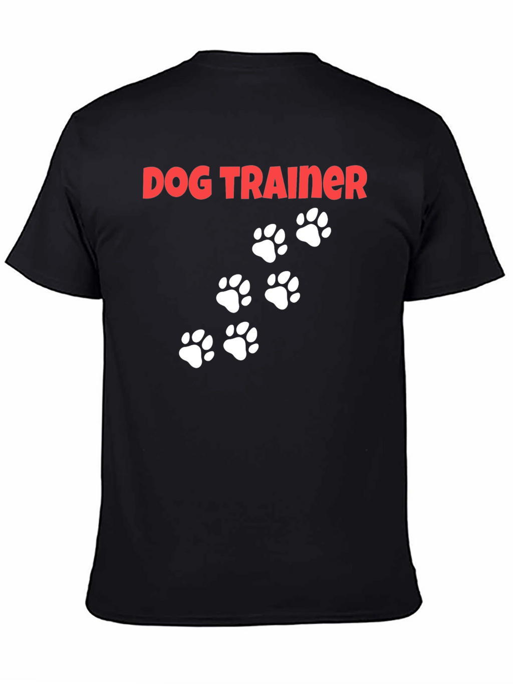 Dog Trainer Paw Print T-Shirt