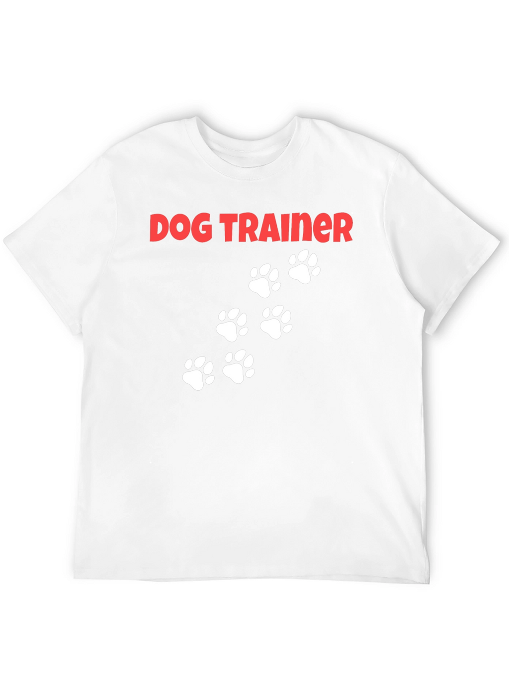 Dog Trainer Paw Print T-Shirt