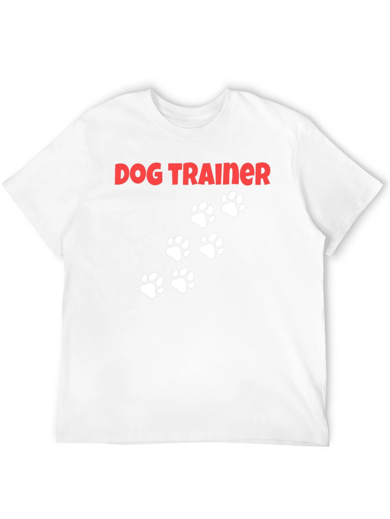 Dog Trainer Paw Print T-Shirt