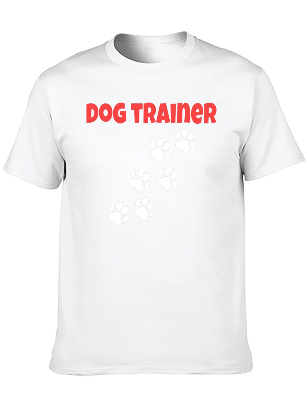 Dog Trainer Paw Print T-Shirt