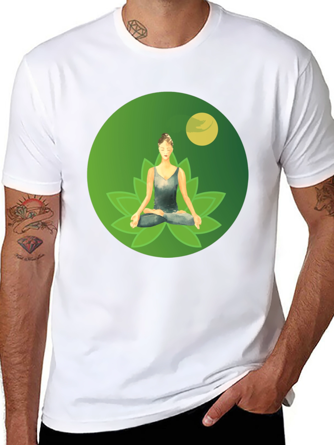 Zen Yoga Lotus T-Shirt - Meditate in Style