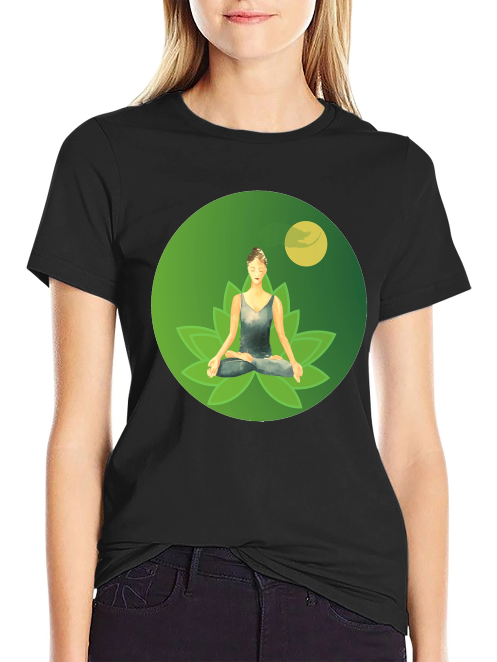 Zen Yoga Lotus T-Shirt - Meditate in Style