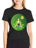 Zen Yoga Lotus T-Shirt - Meditate in Style