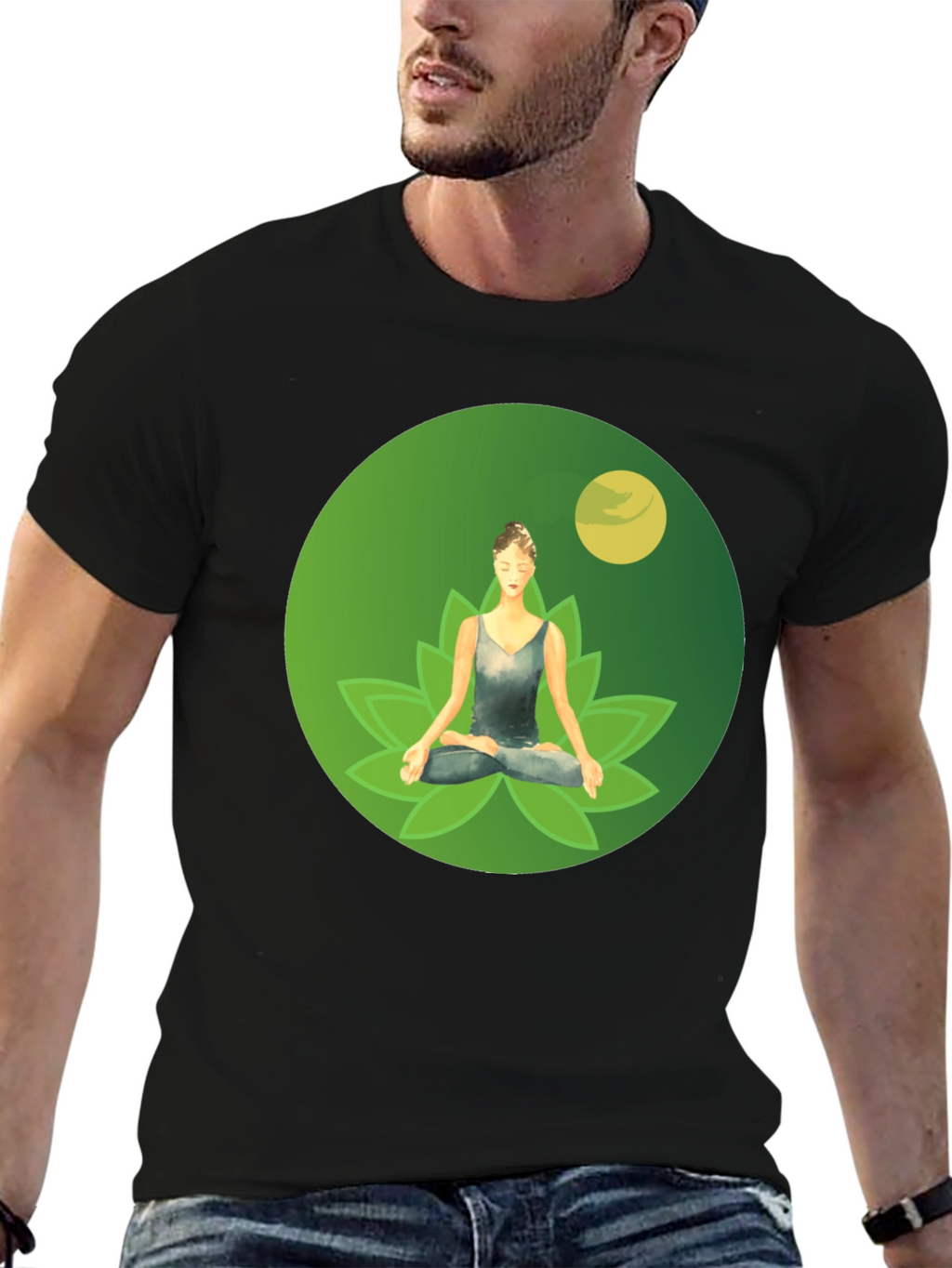 Zen Yoga Lotus T-Shirt - Meditate in Style