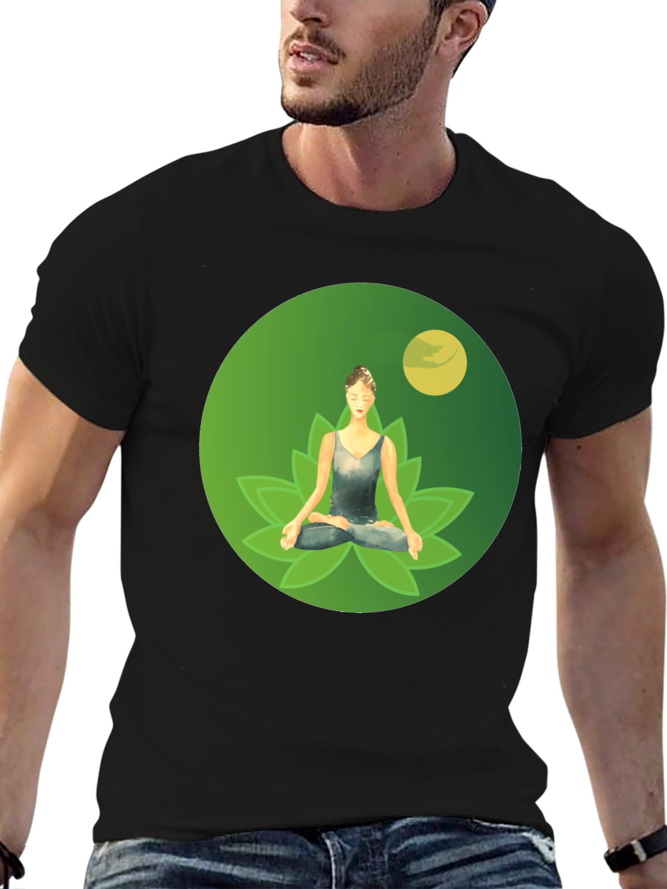 Zen Yoga Lotus T-Shirt - Meditate in Style