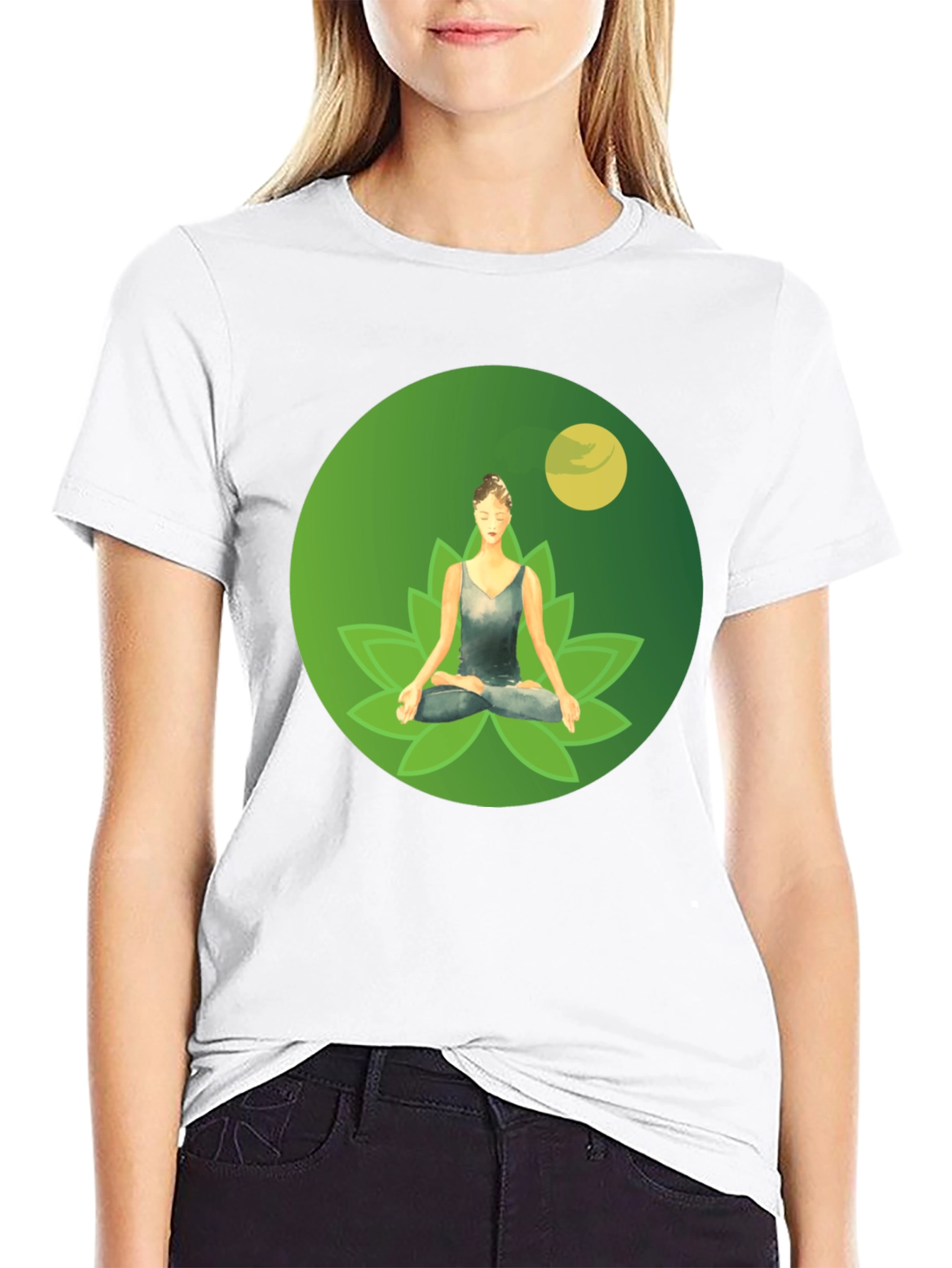Zen Yoga Lotus T-Shirt - Meditate in Style