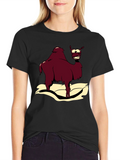 Funny Cartoon Camel T-Shirt