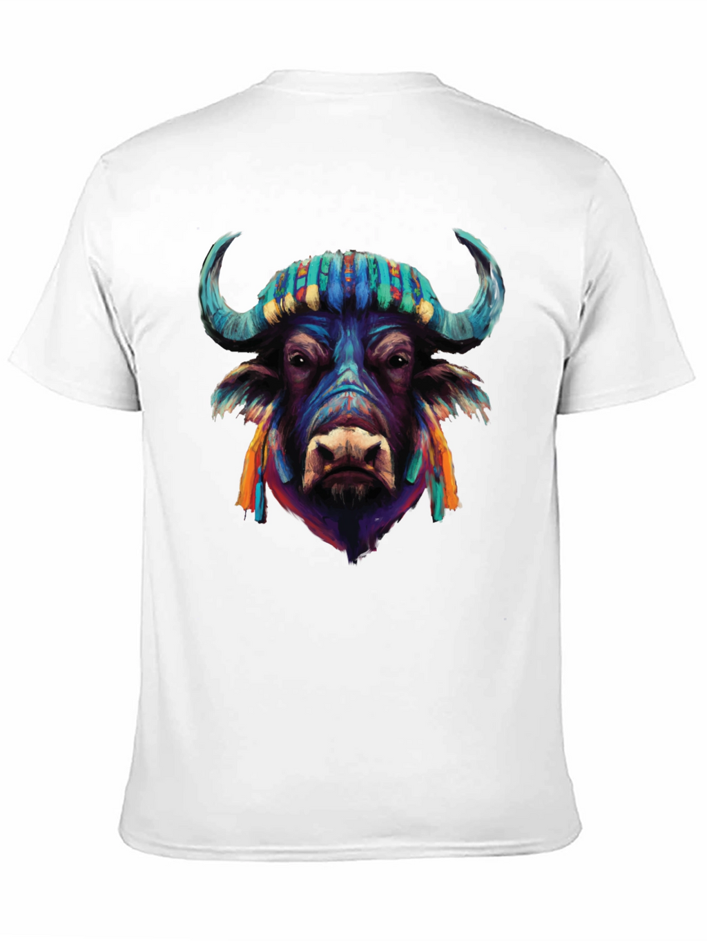 Vibrant Buffalo Graphic Tee - Stylish Mens T-Shirt