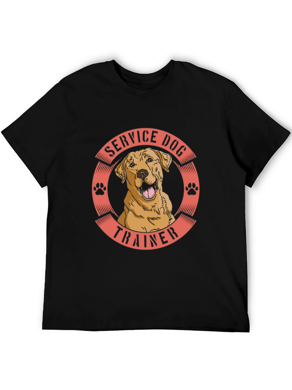 Service Dog Trainer T-Shirt - Black