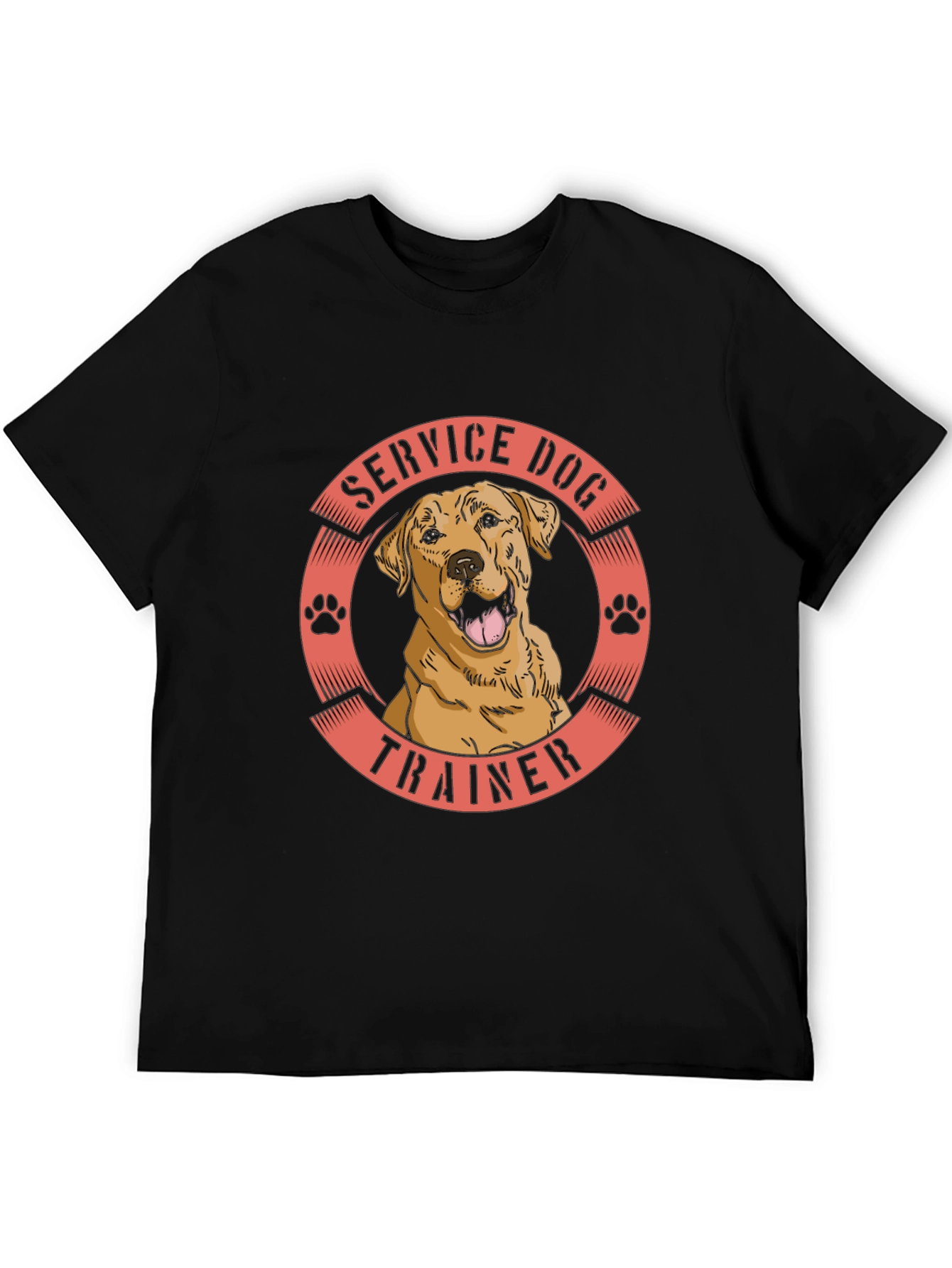Service Dog Trainer T-Shirt - Black