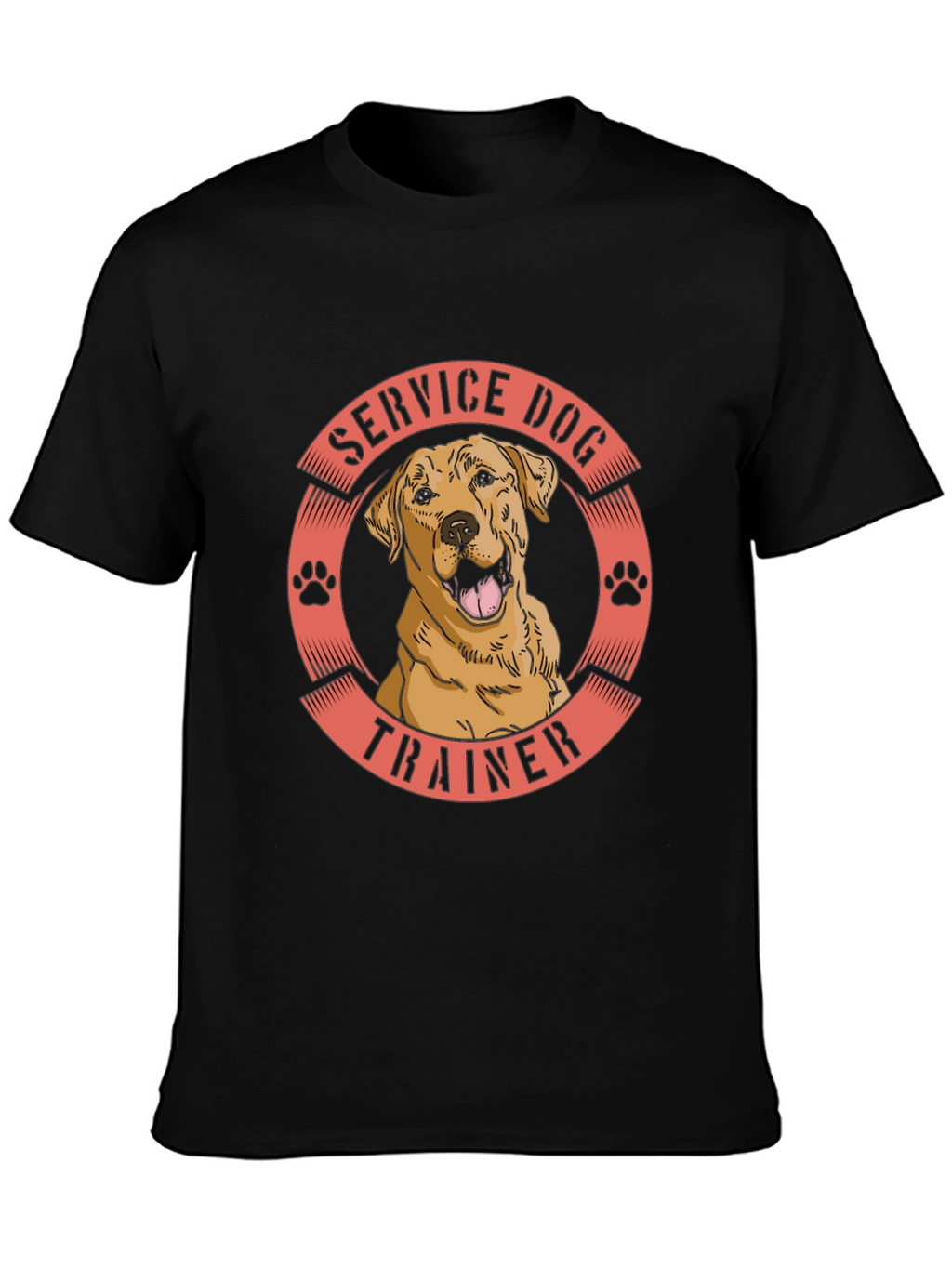 Service Dog Trainer T-Shirt - Black