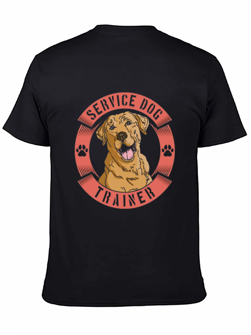 Service Dog Trainer T-Shirt - Black