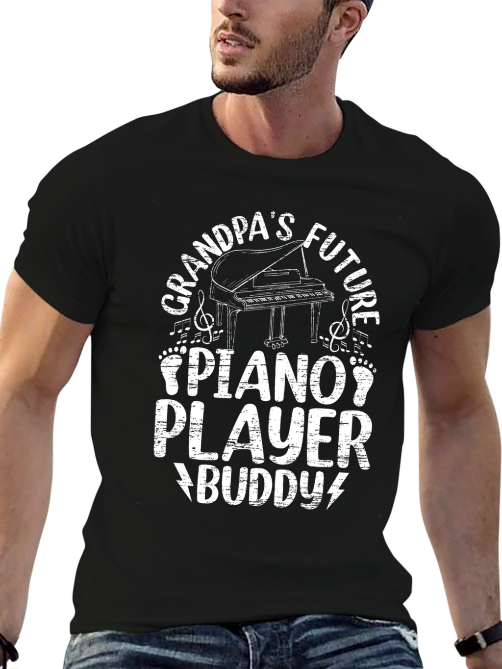 Grandpas Future Piano Player T-Shirt