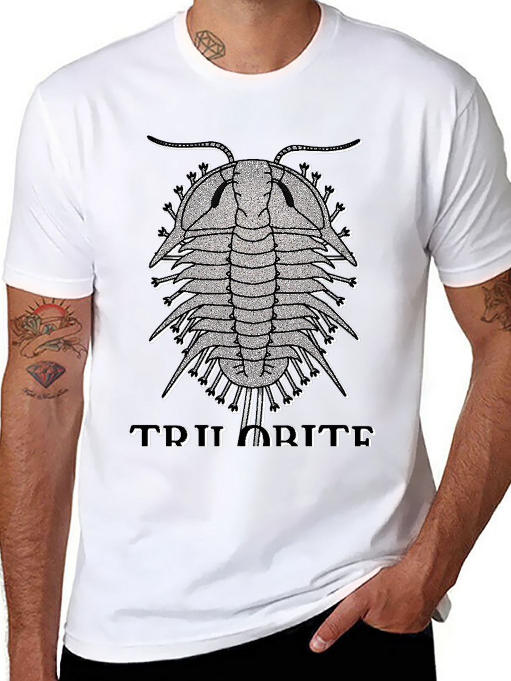 Trilobite Graphic Tee - Prehistoric Style