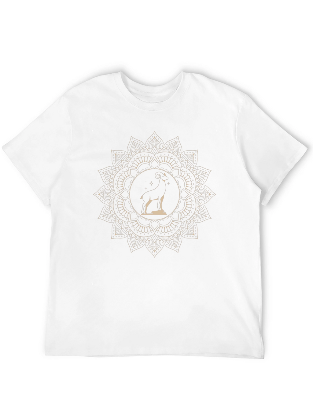 Aries Zodiac Mandala Graphic Tee