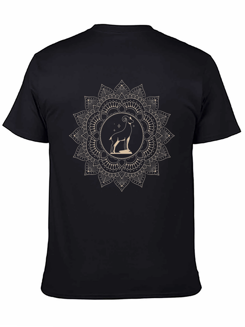 Aries Zodiac Mandala Graphic Tee