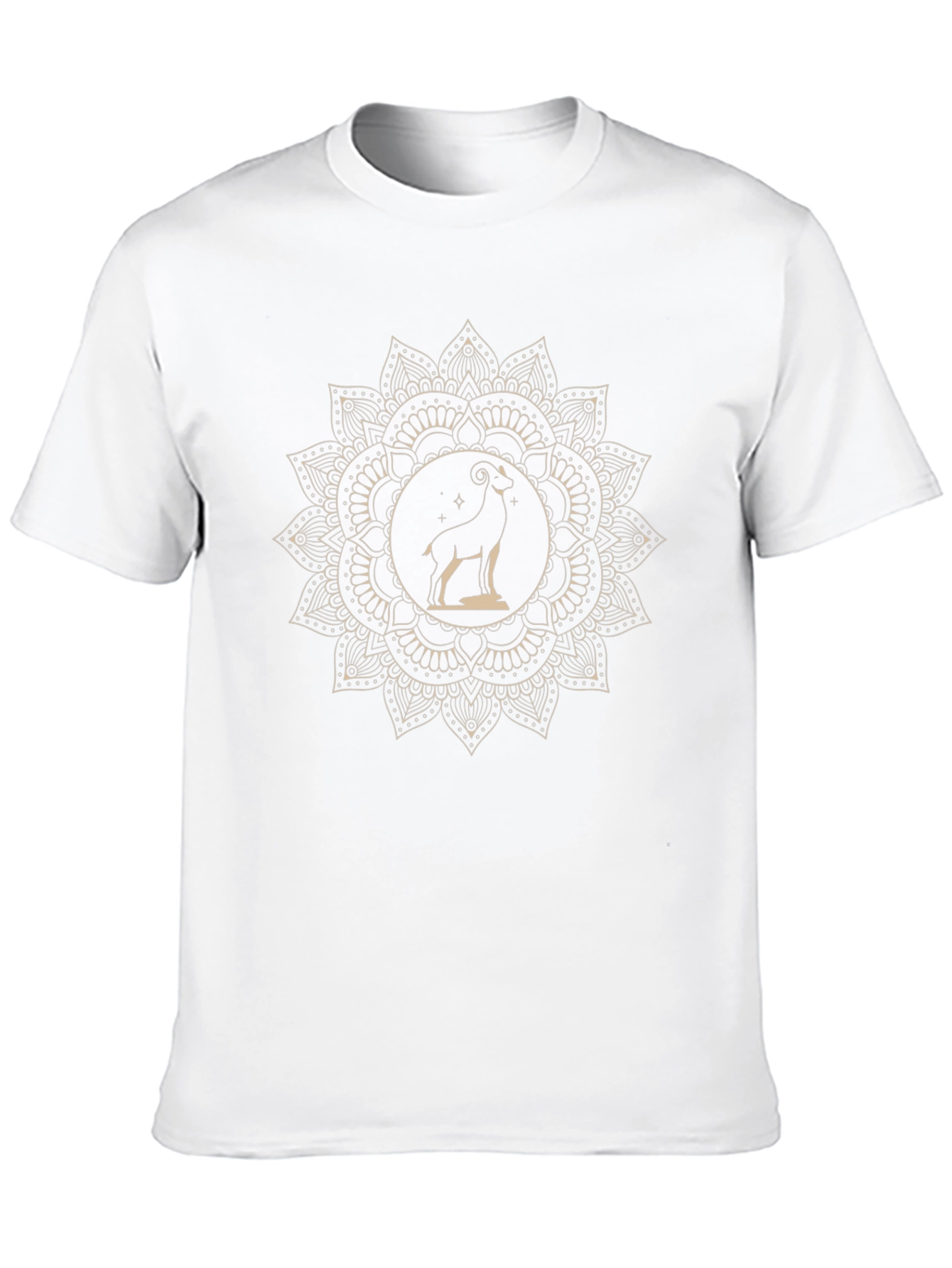 Aries Zodiac Mandala Graphic Tee