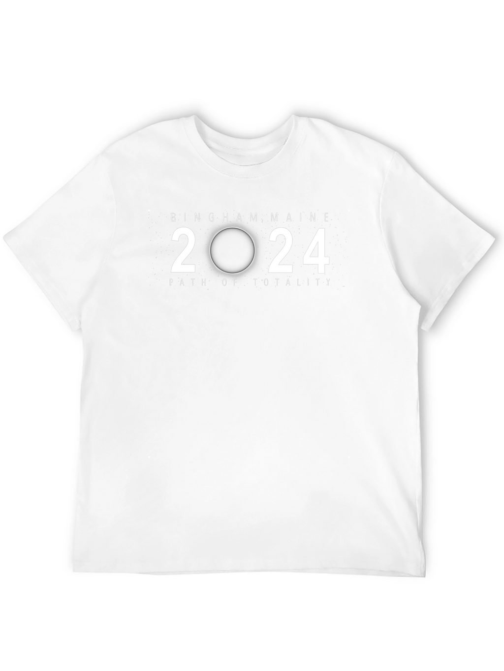 Bingham Maine 2024 Path of Totality Eclipse T-Shirt