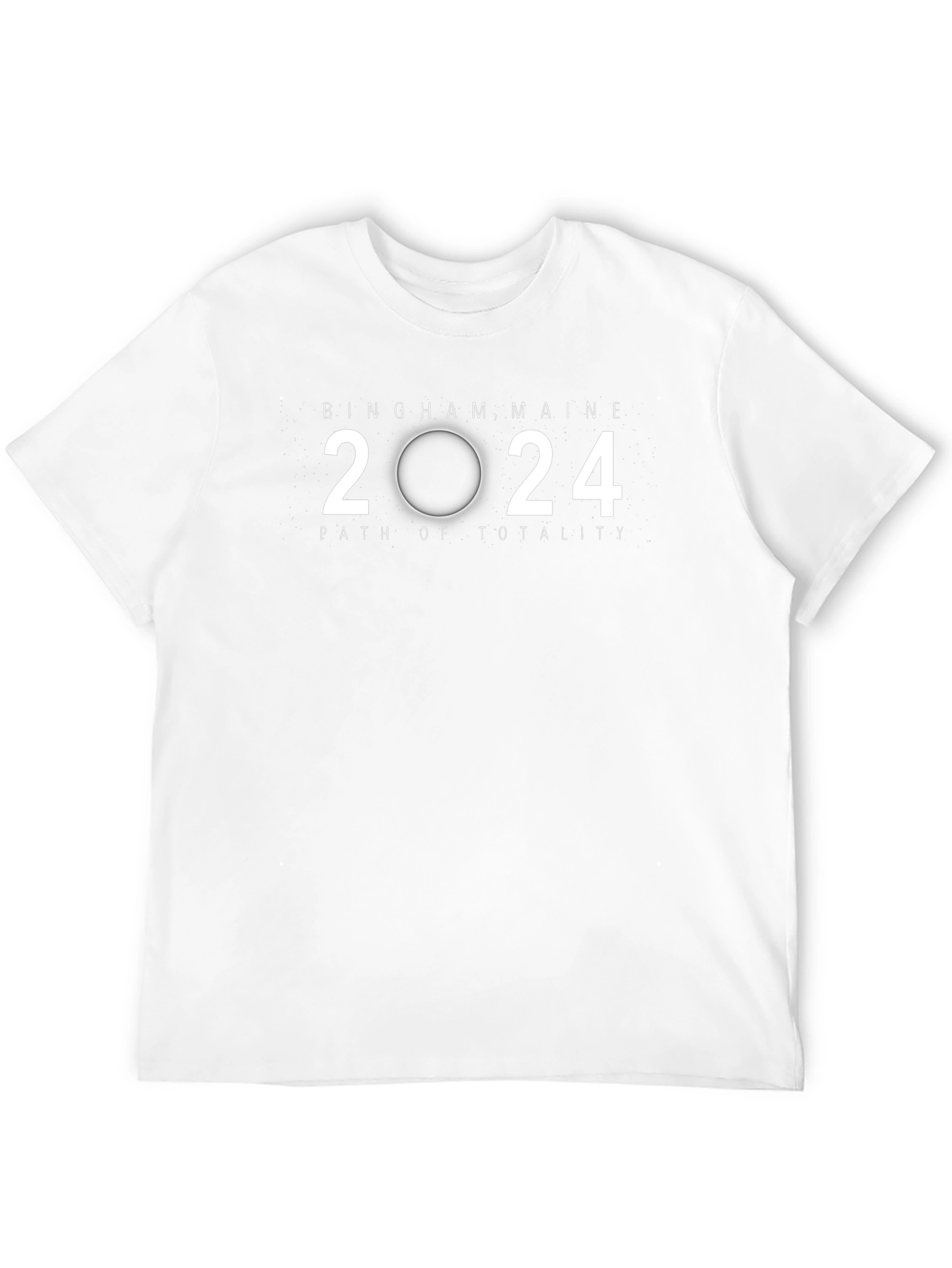 Bingham Maine 2024 Path of Totality Eclipse T-Shirt