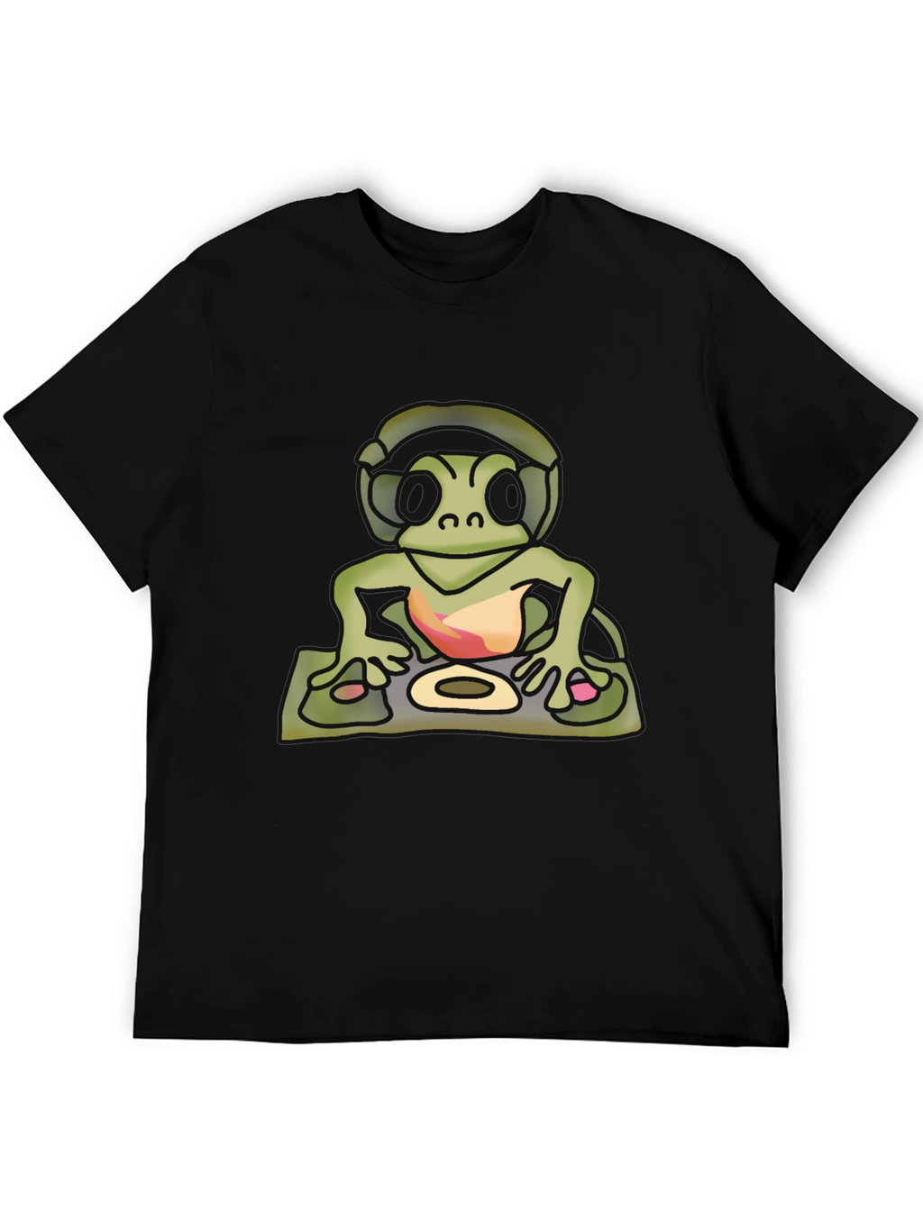 DJ Turtle Graphic T-Shirt