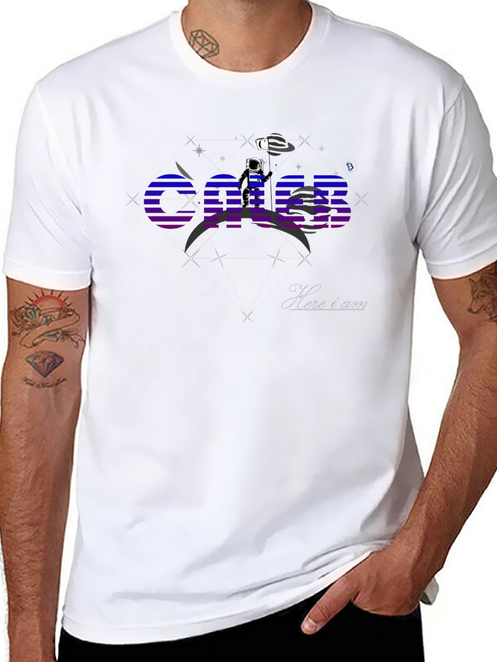 Cosmic Horizon T-Shirt - Space Astronaut Design
