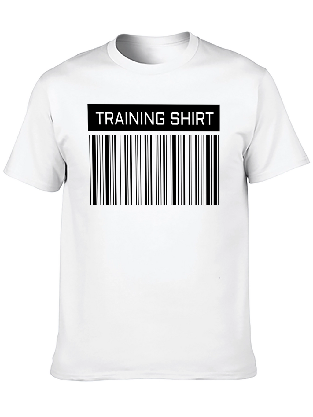 Training Shirt Barcode Graphic Tee