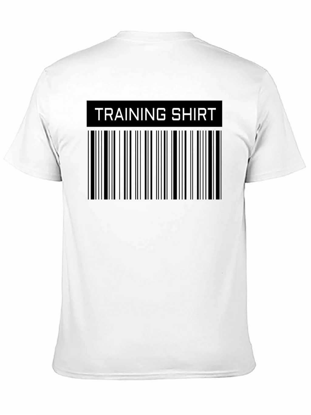 Training Shirt Barcode Graphic Tee
