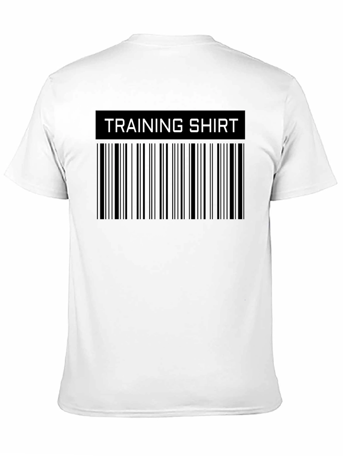 Training Shirt Barcode Graphic Tee