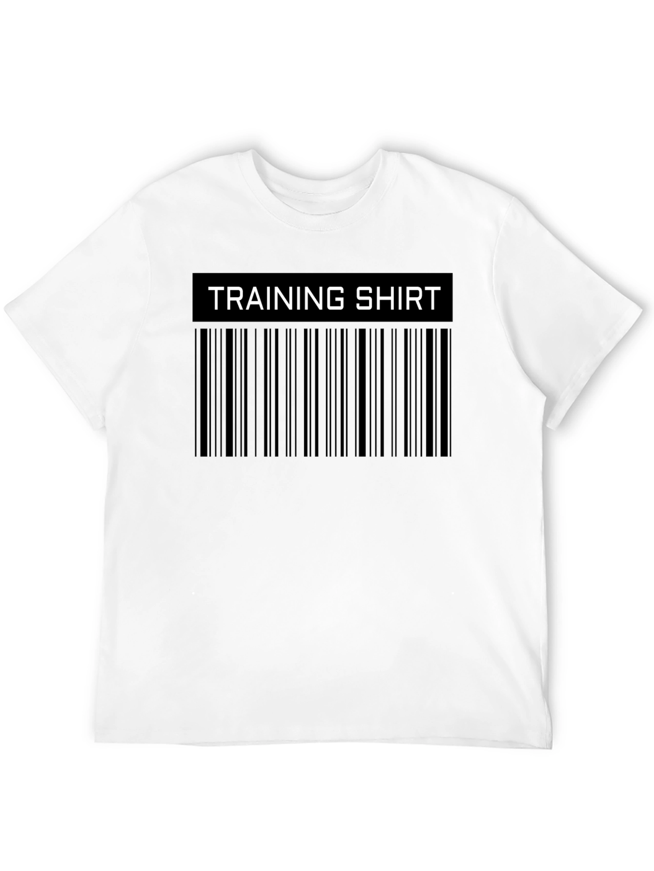 Training Shirt Barcode Graphic Tee