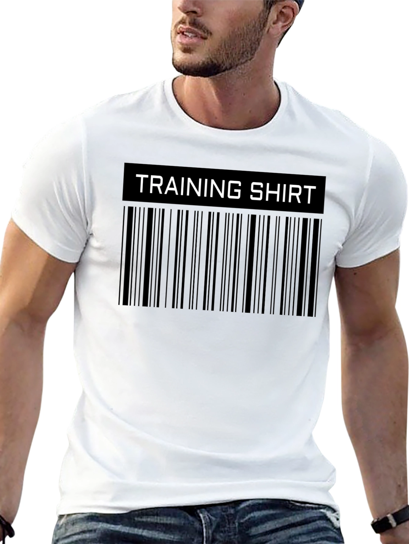 Training Shirt Barcode Graphic Tee