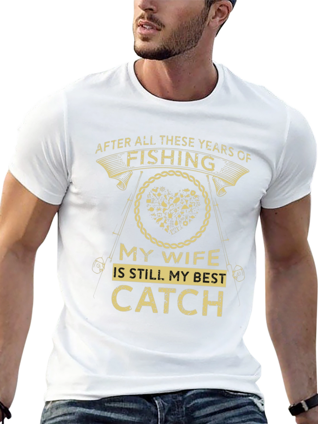 Fishing T-Shirt: My Wife is My Best Catch