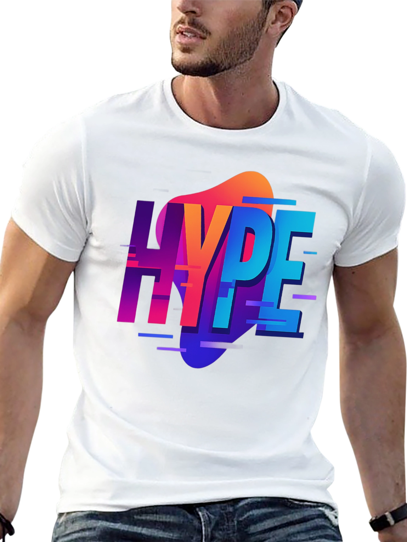 Hype Graphic Tee - Trendy Streetwear Shirt